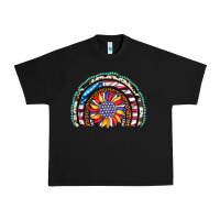Black sunflower american flag leopard gemstone cowhide rainbow Urban Heavy Tee - Artiststas