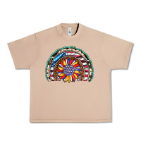 Burro sunflower american flag leopard gemstone cowhide rainbow Urban Heavy Tee - Artiststas