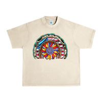 Sandshell sunflower american flag leopard gemstone cowhide rainbow Urban Heavy Tee - Artiststas