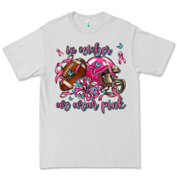 Dove Grey in october we wear pink football Premium Tee - AdoDesignShop