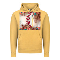 Vintage Mustard baseball leopard Vintage Hoodie - JahusDesignShop