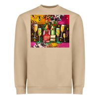 Mushroom Christmas champagne bottles and Heavyweight Sweatshirt - AdoDesignShop
