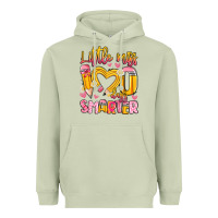 Matcha little miss 100 days smarter Heavyweight Hoodie - Artiststas