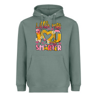 Sage little miss 100 days smarter Heavyweight Hoodie - Artiststas