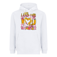 White little miss 100 days smarter Heavyweight Hoodie - Artiststas