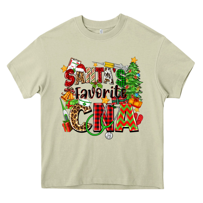 Santa's Favorite Cna Heavy Core Tee by Zillion Design Studio | Teevron