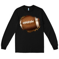 Black leopard american football patch Long Sleeve Tee - Jasminsmagicworld
