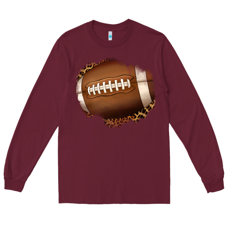 Leopard American Football Patch Long Sleeve Tee by Jasminsmagicworld | Teevron
