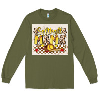Army Green softball mom Long Sleeve Tee - JahusDesignShop