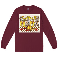 Burgundy softball mom Long Sleeve Tee - JahusDesignShop