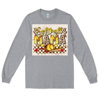 Heather Grey softball mom Long Sleeve Tee - JahusDesignShop