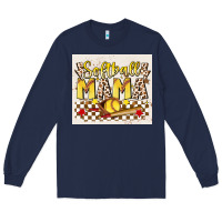 Navy softball mom Long Sleeve Tee - JahusDesignShop
