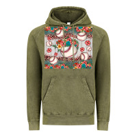 Vintage Olive baseball leopard Vintage Hoodie - JahusDesignShop