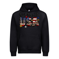 Black god bless the usa Urban Hoodie - CowGirlArtShop