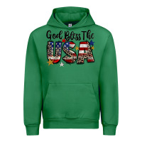 Emerald god bless the usa Urban Hoodie - CowGirlArtShop