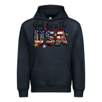 Navy god bless the usa Urban Hoodie - CowGirlArtShop