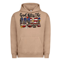 Pigment Burro god bless the usa Urban Hoodie - CowGirlArtShop