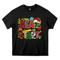 Black head start christmas Heavy Core Tee - Zillion Design Studio
