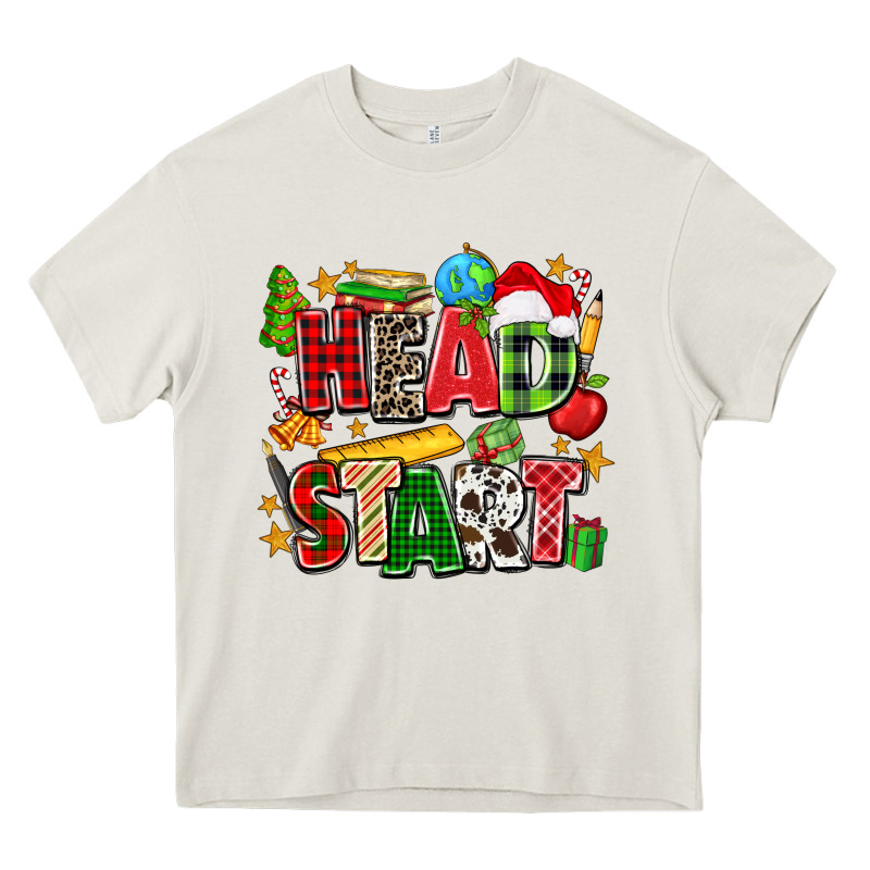 Head Start Christmas Heavy Core Tee by Zillion Design Studio | Teevron