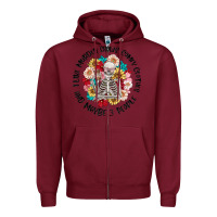 Burgundy i like murder shows comfy clothes and like 3 peopl Zipper Hoodie - MaliasSmallBusiness