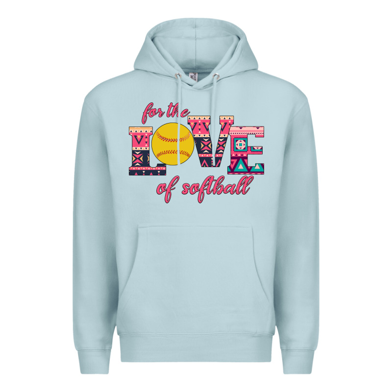 For The Love Of Softball Premium Hoodie by Bettercallsaul | Teevron