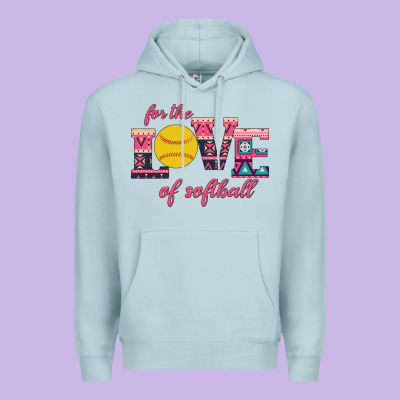 For The Love Of Softball Premium Hoodie Designed By Bettercallsaul