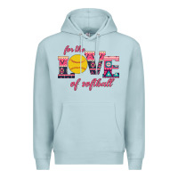 Blue Mist For The Love Of Softball Premium Hoodie - Bettercallsaul