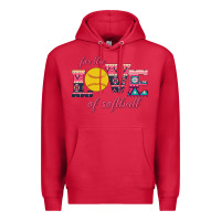Cardinal For The Love Of Softball Premium Hoodie - Bettercallsaul