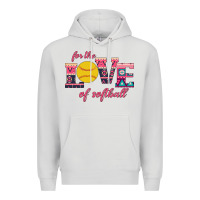 Dove Grey For The Love Of Softball Premium Hoodie - Bettercallsaul