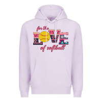 Lilac For The Love Of Softball Premium Hoodie - Bettercallsaul