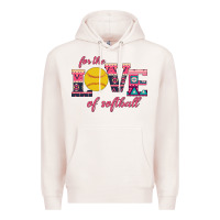 Pale Pink For The Love Of Softball Premium Hoodie - Bettercallsaul