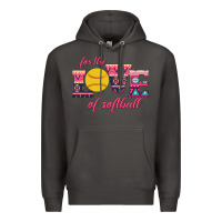 Smoke For The Love Of Softball Premium Hoodie - Bettercallsaul