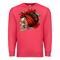 Cardinal bandana and roses skull Premium Sweatshirt - Jasminsmagicworld