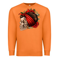 Carrot bandana and roses skull Premium Sweatshirt - Jasminsmagicworld