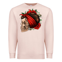 Pale Pink bandana and roses skull Premium Sweatshirt - Jasminsmagicworld