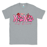 Heather Grey xoxo hugs and kisses paws Classic Tee - NancyCooperArtShop