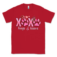 Red xoxo hugs and kisses paws Classic Tee - NancyCooperArtShop