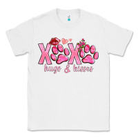 White xoxo hugs and kisses paws Classic Tee - NancyCooperArtShop