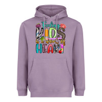Lavender feeding kids is a work of heart Heavyweight Hoodie - Artiststas