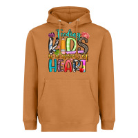 Meerkat feeding kids is a work of heart Heavyweight Hoodie - Artiststas