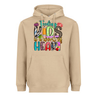 Mushroom feeding kids is a work of heart Heavyweight Hoodie - Artiststas