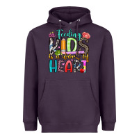 Plum feeding kids is a work of heart Heavyweight Hoodie - Artiststas