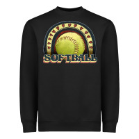 Black softball rainbow Heavyweight Sweatshirt - JahusDesignShop