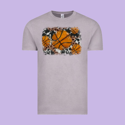 Basketball Background Vintage Tee Designed By Jahusdesignshop