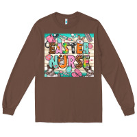 Chestnut Easter Day Nurse Long Sleeve Tee - NancyCooperArtShop