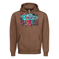 Chestnut crafting queen Zipper Hoodie - NancyCooperArtShop