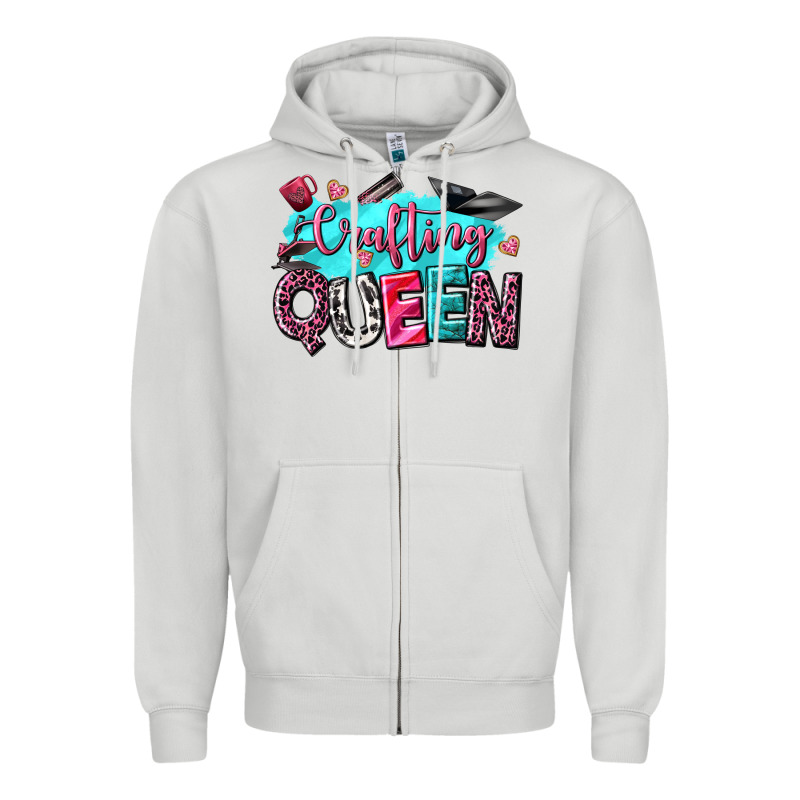 Crafting Queen Zipper Hoodie by NancyCooperArtShop | Teevron