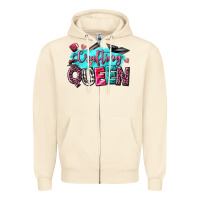 Sandshell crafting queen Zipper Hoodie - NancyCooperArtShop
