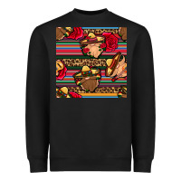 Black mexican gnomes seamless pattern Heavyweight Sweatshirt - BundleAndBundleShop