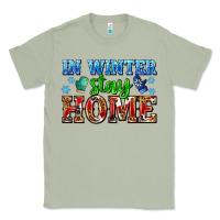 Matcha in winter stay home with gloves Classic Tee - AdoDesignShop